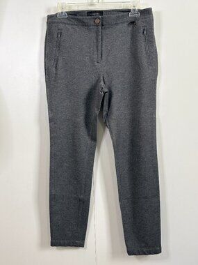 Talbots Skinny Angle Gray Zip Pocket Pants